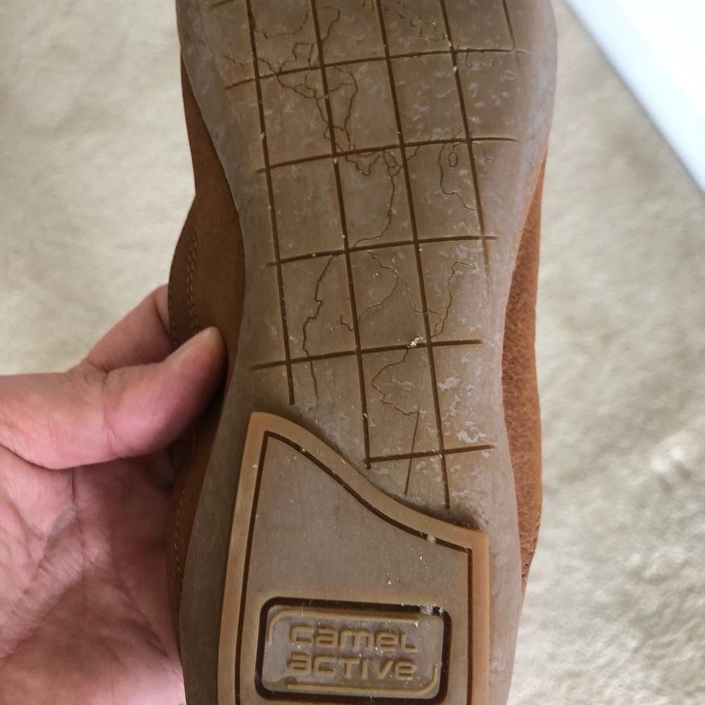 Camel Active leather tan ballet flats size 9 - Picture 6 of 10